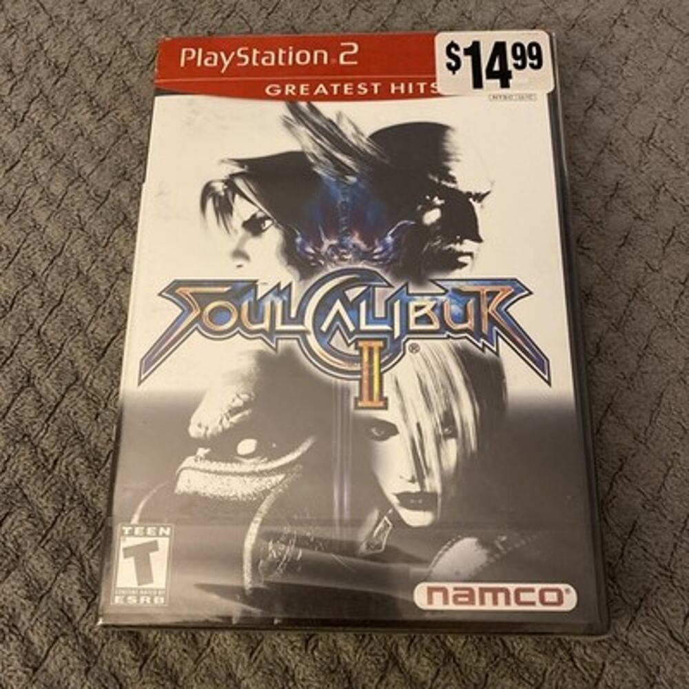 Soul Calibur II (Sony PlayStation 2, 2003) PS2 Brand New Factory Sealed Y Fold